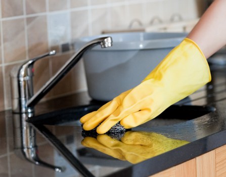 Tools used for streak-free window cleaning