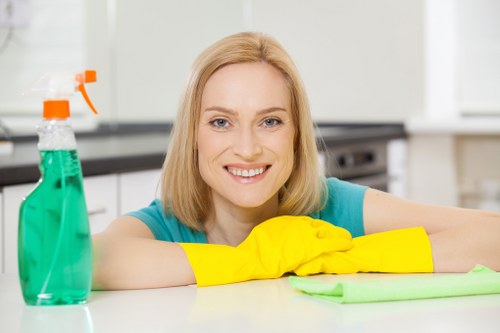 Close-up of upholstery fabric being cleaned with safe tools